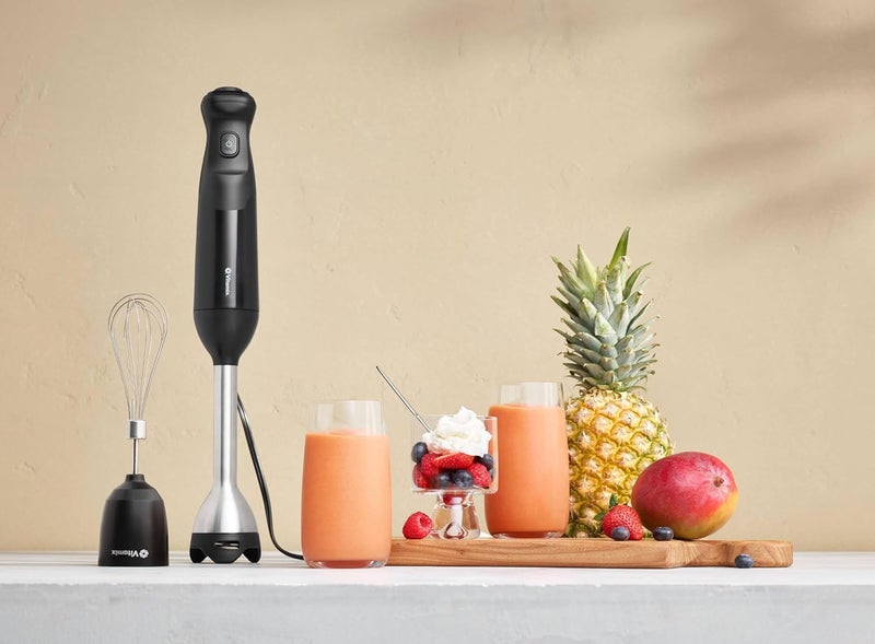 Vitamix 2-Speed Immersion Blender + Whisk Attachment, Professional-Grade Hand Blender with 350-Watt Motor and Stainless-Steel Blade, Black - Image 1